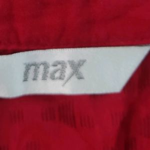 Max Red Printed Tunic (Woman)