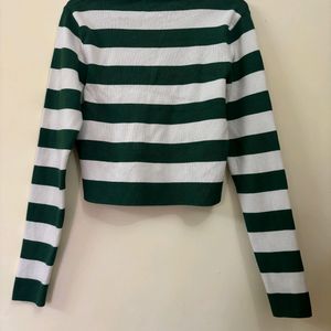 Zara Stripped Crop Top