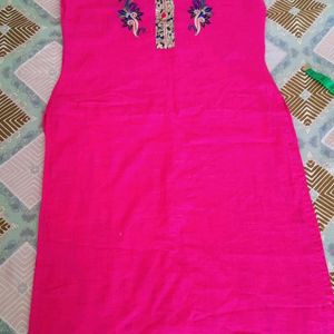 Beutifull Colour Combination  Work Kurti