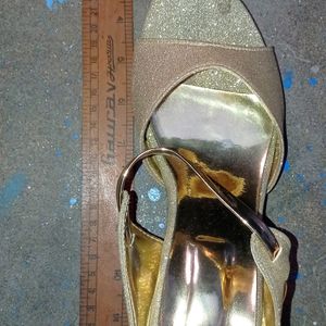 Golden Party Wear Heels