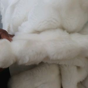 Imported New Thick White Fur Coat For Women