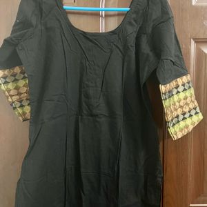 Black designer short kurti