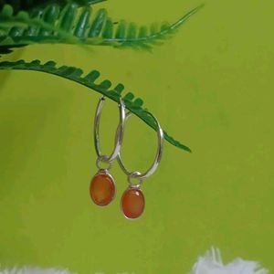 Hallmark Silver With Carnelian Bali