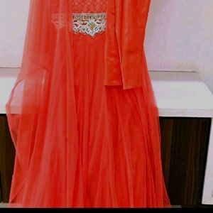 Anarkali dress With Pajama And dupatta