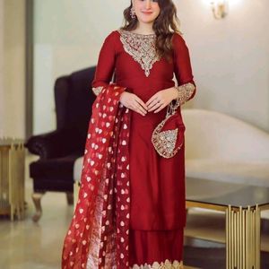 New Standard Beautiful Pakistani Plazo Sarara Dres