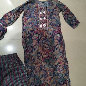 Kurti Leggings With Dupatta Set