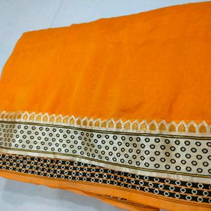 Cotton Saree🧡