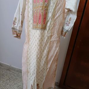 Elegant Chandheri Silk Suit