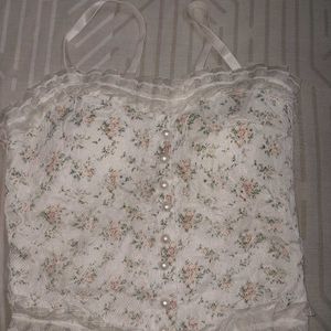 Floral Cottagecore Top