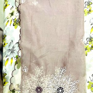 Embroidered heavy Kurta Dupatta Set Of 2