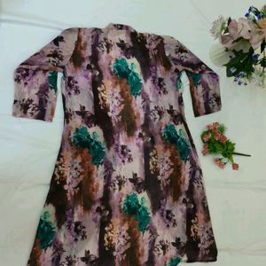 Brand New Long Floral Overcoat 30 Off On Shipping