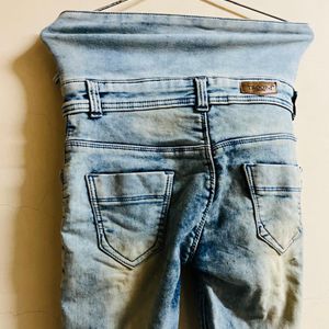 5 Button High Waist Jeans