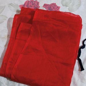 Cherry Red Dupatta