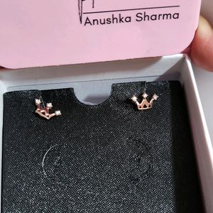 Giva Rose Gold Tiara Earrings