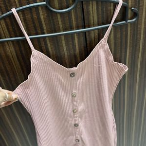 Pink Bodycon Casual Dress