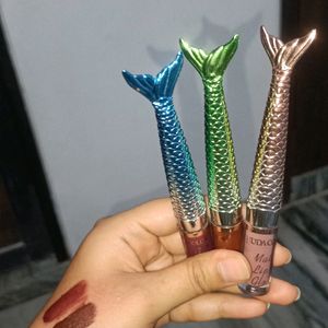 Combo Of Three Fish Lipsticks