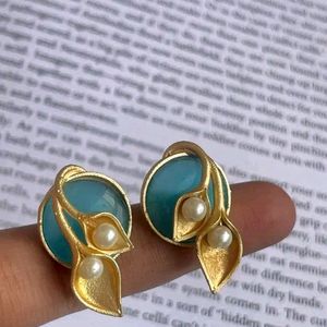 Blue Statement Earings