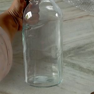 2pc Glass Bottle With Handel