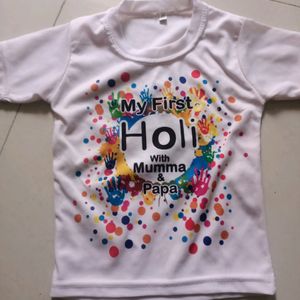 New Holi T Shirt For Photo Shoot