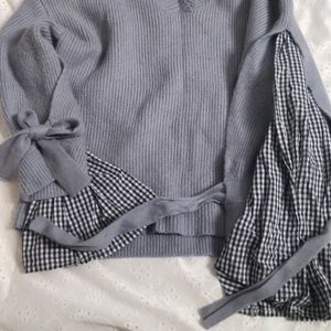 coquette korean bow sweatshirt