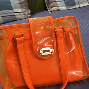 Handbag Neon Orange