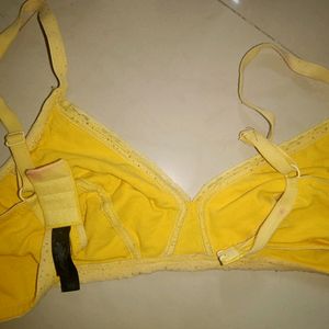 2 Red Lyra  And Yellow Combo Bra