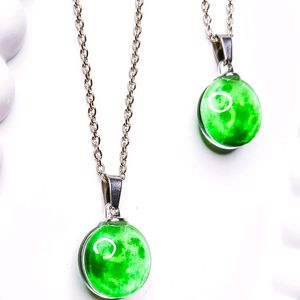 Moon Glow In The Dark Necklace