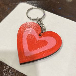 Customized Heart Shaped Keychain