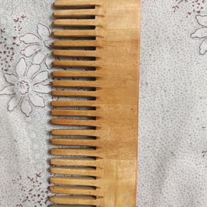 Wide Toothed Neem Wooden Comb