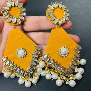 Fancy Party Wear Have Long Size Earrings