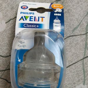 Avent Classic Fast Flow Teats 2 Numbers Unsealed