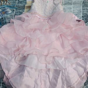 Beautiful 1to 2 Year Birthday Dress Pink