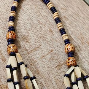 New Festive Bamboo & Wooden Bead Jewellery Piece