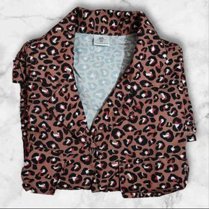 SSS Animal Print Oversized Shirt