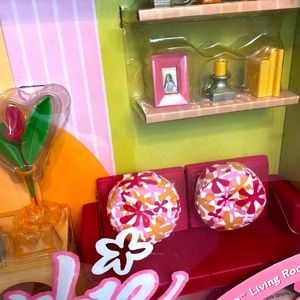 Barbie Doll Living Room Playset