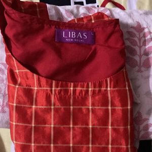 Red Libas Frok Style Kurta