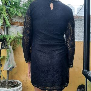 Black goth dress