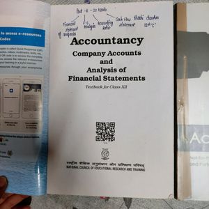 12th Ncert Account Textbook( Both Part)