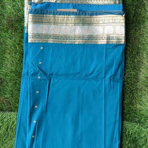 Peacock 🦚 Blue Sari