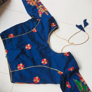 Blue Color Lhenga Choli