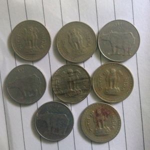 8 Old Coins Of 25paisa