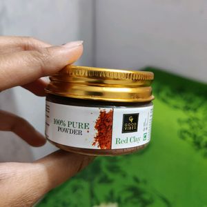 Multi-use Red Clay Face And Hair Mask