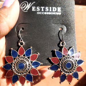 Muliticolor Stud Jhumka