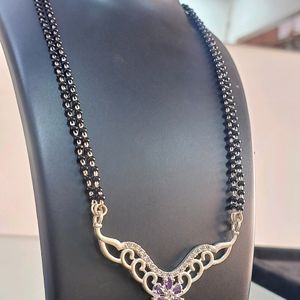 Silver Mangalsutra (24 Inch)