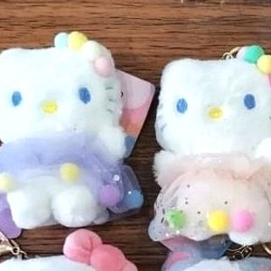 Hello Kitty Plush Toy Keychain