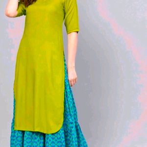 Kurta With Skirt Set