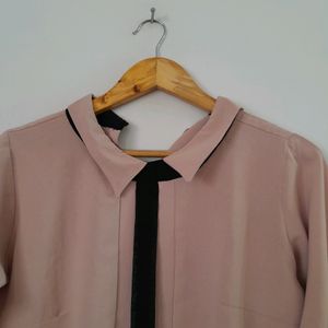 Last Day Office Pink Casual Top (Women's)