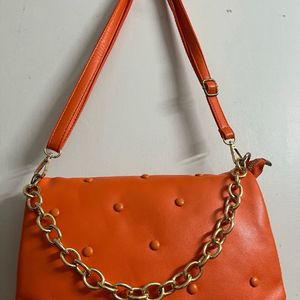 Zara Hot Orange Bag