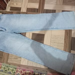 Blue Bootcut Jeans