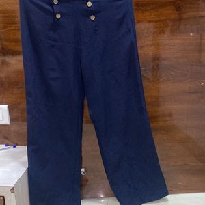 Sassafras Navyblue Trouser Women